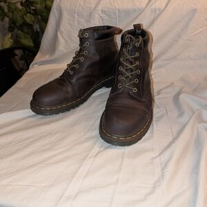 Dr. Martens Chocolate Leather Lace-Up Boots
